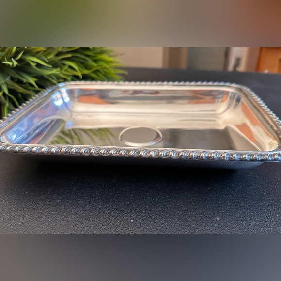 Silver coated Rectangular Tray - Picture 3 of 8